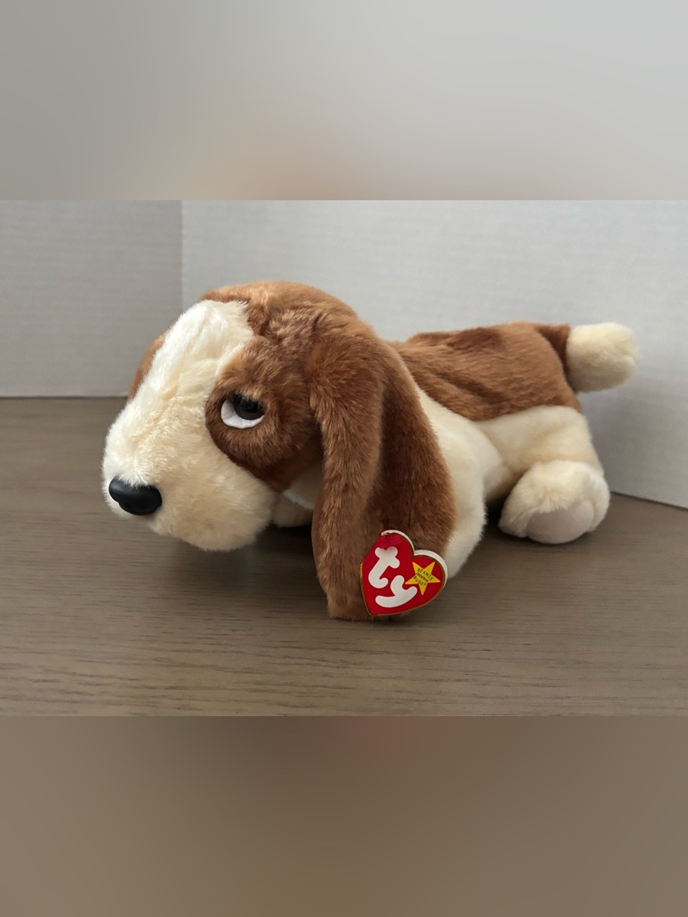 Ty Large Plush Beanie Buddy - Tracker Basset Hound Buddies